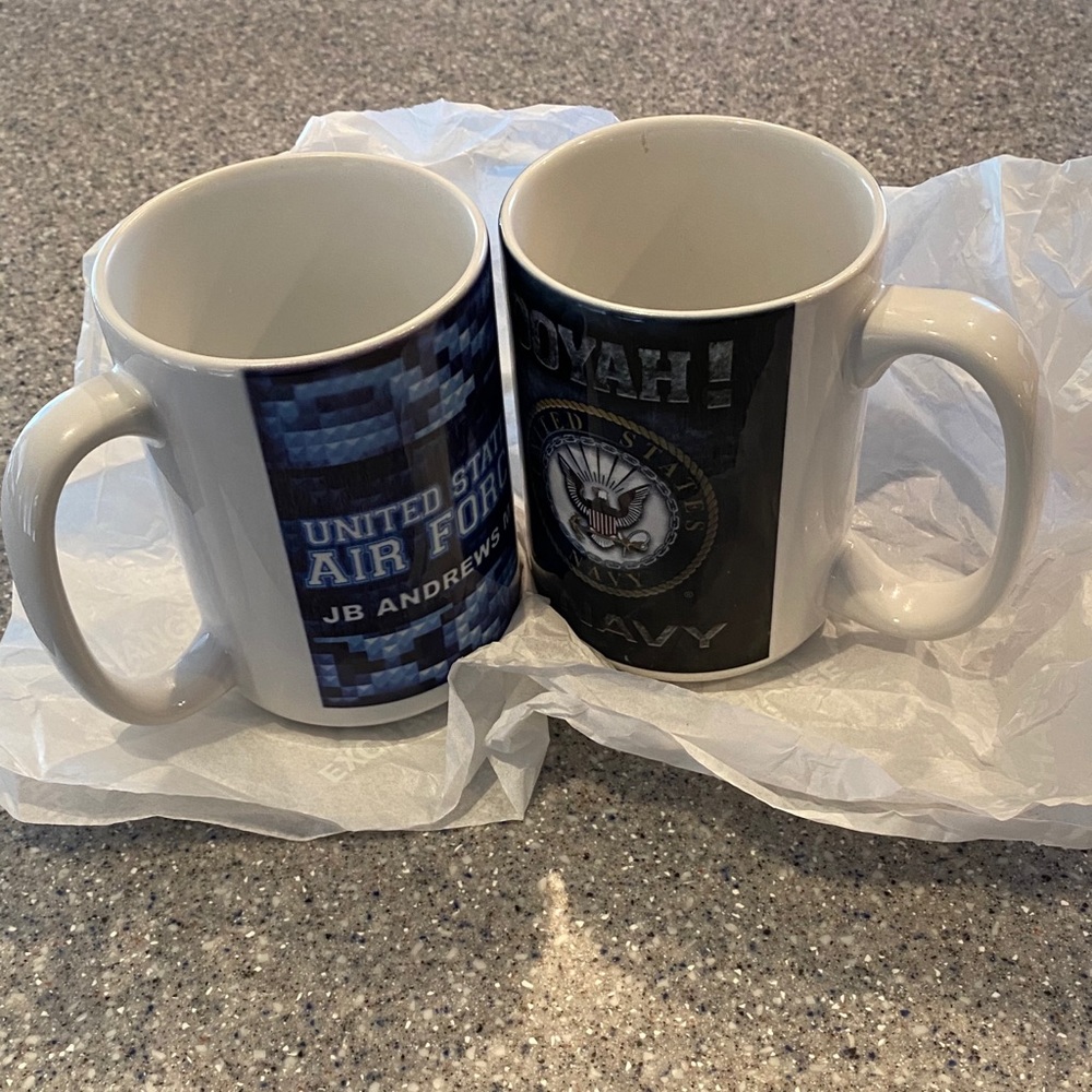 COFFEE CUPS, MILITARY PRINT Set (2) ☕️